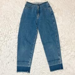 【別注】SOMETHING × BEAMS カットオフ デニムパンツ 25 美品