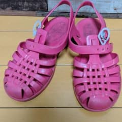 プチバトー　サンダル　ピンク　17cm