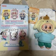 POPMART ラブブ　サンリオコラボ　ポムポムプリン　LABUBUのサムネイル