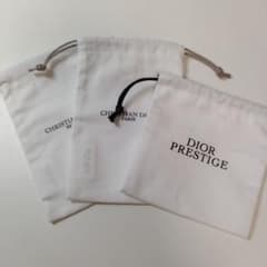DIOR 巾着 ポーチ 3点セット - 3