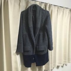 まる子様。オズモーシス ロングニットコートのサムネイル