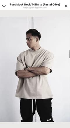 Pvot Mock Neck T-Shirts サイズxxlのサムネイル