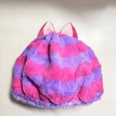 【美品】 ☆レア☆ ディズニー チェシャ猫ファンキャップ ベレー帽 ハロウィンのサムネイル