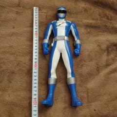 ボウケンジャー　ボウケンブルー　ビッグソフビ　30cm超のサムネイル