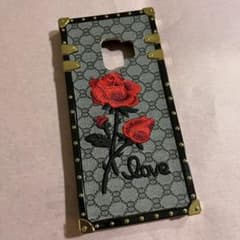 専用^_^スマホケース ギャラクシーS9 刺繍 バラのサムネイル