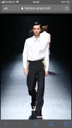 クリスチャンダダ  14SS  変形シャツ　ボタン欠け有のサムネイル