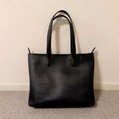 ル・ボナー　フェルミートート　ブラック（デンマークカーフ） ル・ボナー フェルミートート デンマークソフトカーフ ブラック - メルカリ