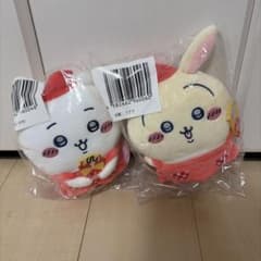 B賞ちいかわ うさぎ ぬいぐるみ マスコット 2点セットのサムネイル