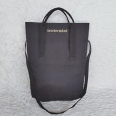 [美品] MASTERMIND トートバッグ ショルダーバッグ 2way 黒
