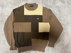 Golden Bear パッチワークセーター Mのサムネイル