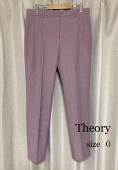 theory パンツ S  0  ピンクメランジ　LIGHT. SAXONY 2のサムネイル
