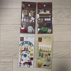 MIDORI PAPER CRAFT ステッカー 4種セットのサムネイル