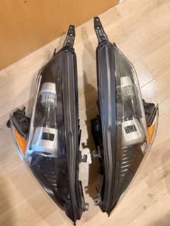 日産フェアレディz34 インナーブラック加工ヘッドライト左右セット