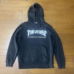 THRASHER ブラック パーカーのサムネイル