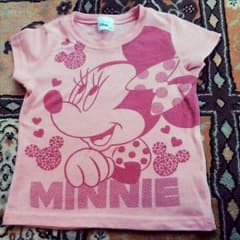 ミニーちゃんのTシャツとミッキーのデニムヒッコリースカート！のサムネイル