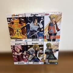 NARUTO Grandista & 인계 조형 열전 피규어 6체 세트