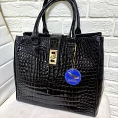 最高級✨【クロコダイル】シャイニング センター取り 2wayバッグ 
