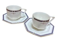 ジバンシー カップ&ソーサー ペア 八角形 金彩 日本製のサムネイル