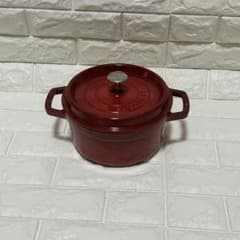 staub ストウブ ピコ・ココット ラウンド 20cm レッド チェリー - メルカリ