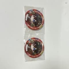 AMPTAK×COLORSレインボーロード中88%あっとデフォ缶バッジ 2個のサムネイル