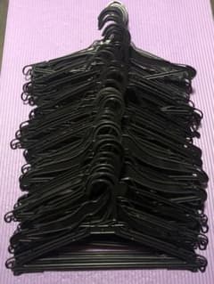 黒ハンガー43本のサムネイル