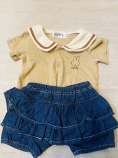 ミッフィー セーラー ロンパース ブルマ セット 80cmのサムネイル