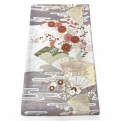 ⭐️正絹唐織六通袋帯⭐️ E112 美品 袋帯 六通 唐織 綴織 金銀糸 正絹 和装 和服 フォーマル帯