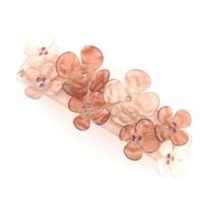 アレクサンドルズアリ☆フラワーバレッタ☆お花ビジュー☆髪留め☆結婚式【訳あり】のサムネイル