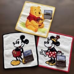 ディズニー シェニールタオルハンカチ 3枚セットのサムネイル