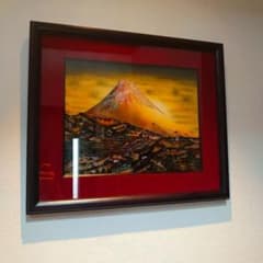 【美品】螺鈿細工　絵画　富士山　縁起物　浮世絵風　一点物 美品】螺鈿細工 絵画 富士山 縁起物 浮世絵風 一点物 - メルカリ