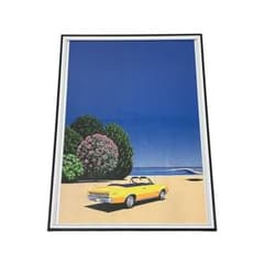 額縁付き】 永井博（Hiroshi Nagai） A2ポスター 車 - メルカリ