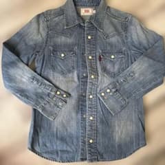 EDWIN INTERNATIONAL BASIC デニムシャツ 140のサムネイル