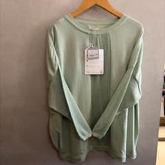 sisam オーガニックコットン リーフニットTopのサムネイル