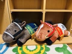 ねそべりBIGぬいぐるみ ディープインパクト トウカイテイオー