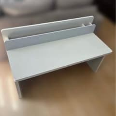 美品】キッズ用デスク 机 絵本棚 アイボリー マミハピ MHP-5590 - メルカリ
