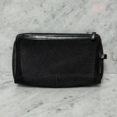GUCCI グッチ ポーチ ナイロン メッシュ 小物入れ ブラック 黒 - メルカリ