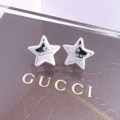 GUCCI スター 星 シルバーピアス(キャッチなし) GUCCI スター 星 シルバーピアス(キャッチなし) - メルカリ