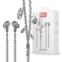 【美品最安値】DIESEL シルバー チェーンデザイン 有線イヤフォン 美品最安値】DIESEL シルバー チェーンデザイン 有線イヤフォン - メルカリ