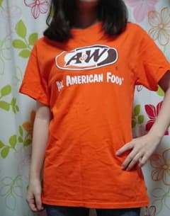 A&W公式のTシャツ(オレンジ)のサムネイル