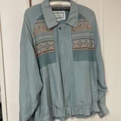 古着 ナイロンジャケット ブルーのサムネイル