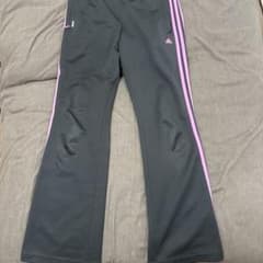 00s adidas アディダス トラックパンツ フレアパンツ ピンクのサムネイル