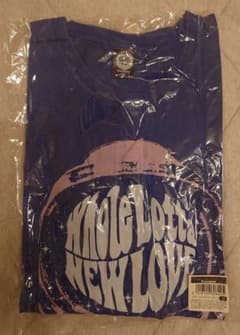 B'z Tシャツ (インディゴ) Whole Lotta NEW LOVEのサムネイル