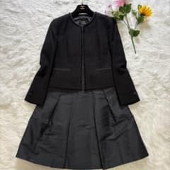 ✨極美品✨23区 スカートスーツ　セットアップ　セレモニー　ノーカラー　ツイードのサムネイル
