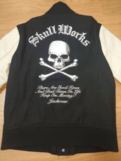 JACKROSE COLLARS×SKULL WORKS スタジャン スカル刺繍のサムネイル