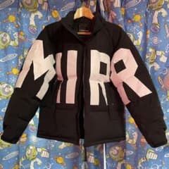 今季●新品未使用●mirror9●デカロゴダウンコートのサムネイル