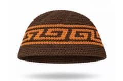 SOLESWAG HAND-KNIT BEANIE BROWNのサムネイル