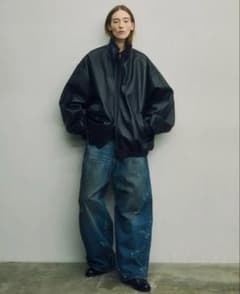 ssstein sheep leather standcollar jacketのサムネイル