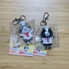 ふくふくにゃんこ　コックさんキーホルダーのサムネイル