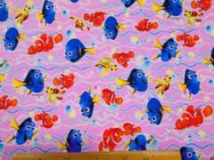 파인딩 돌리 원단 폭 원단 폭 110cm × 길이 100cm, -1C 핑크