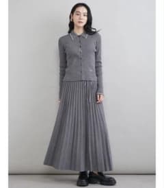 ミラオーウェン　ポロ衿リブニットセットアップ　size0